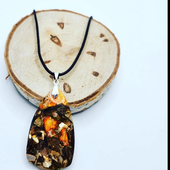 Picture Jasper Teardrop pendant - Picture 3 of 3